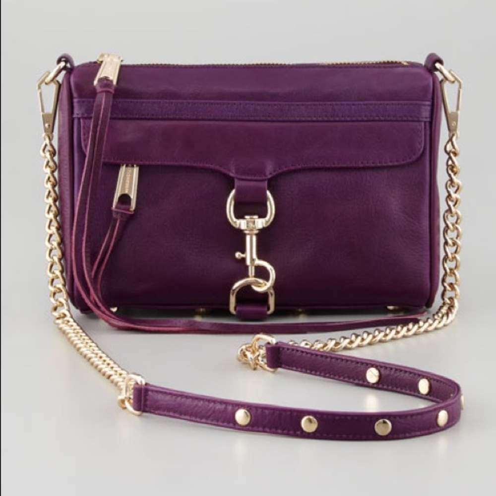 NWOT💕Rebecca Minkoff Crossbody Plum - Picture 2 of 8